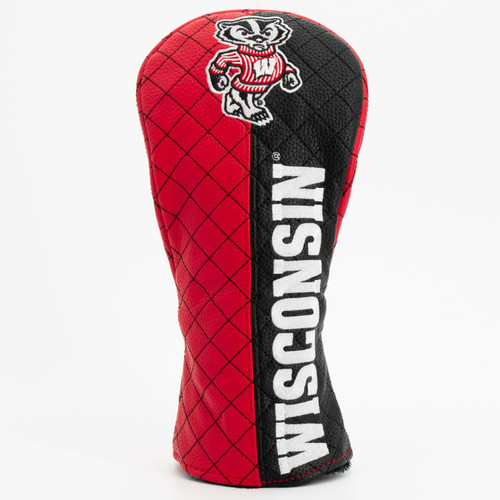 Wisconsin Badgers Split Quilted Golf Fairway Headcover