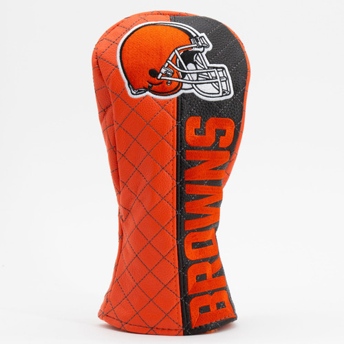 Cleveland Browns Split Quilted Golf Fairway Headcover