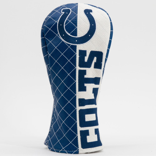 Indianapolis Colts Split Quilted Golf Fairway Headcover
