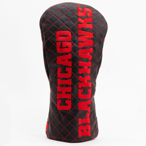Chicago Blackhawks Solid Quilted Golf Driver Headcover