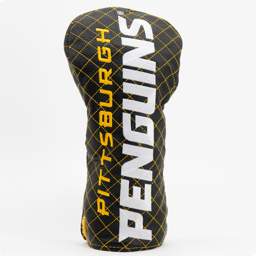 Pittsburgh Penguins Solid Quilted Golf Driver Headcover