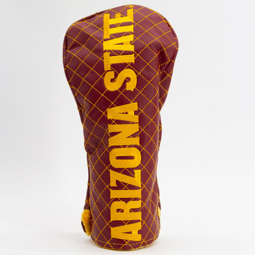 Arizona State Sun Devils Solid Quilted Golf Driver Headcover