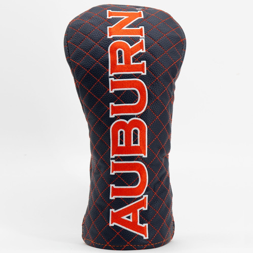 Auburn Tigers Solid Quilted Golf Driver Headcover
