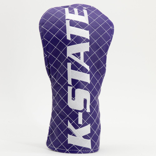 Kansas State Wildcats Solid Quilted Golf Driver Headcover