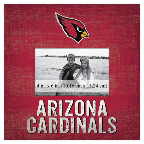 Arizona Cardinals Team Name 10" x 10" Picture Frame