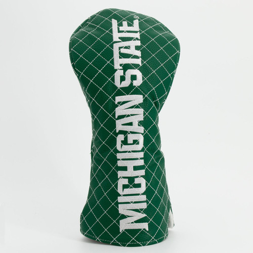 Michigan State Spartans Solid Quilted Golf Driver Headcover