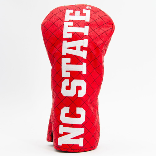 North Carolina State Wolfpack Solid Quilted Golf Driver Headcover
