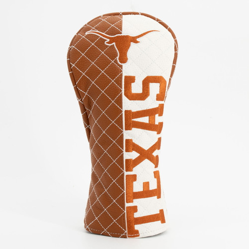 Texas Longhorns Solid Quilted Golf Driver Headcover
