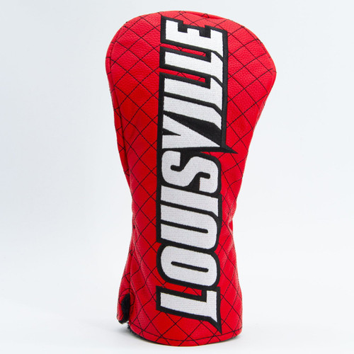 Louisville Cardinals Solid Quilted Golf Driver Headcover