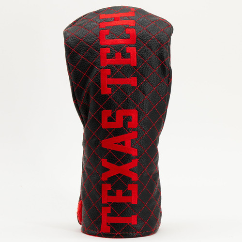 Texas Tech Red Raiders Solid Quilted Golf Driver Headcover