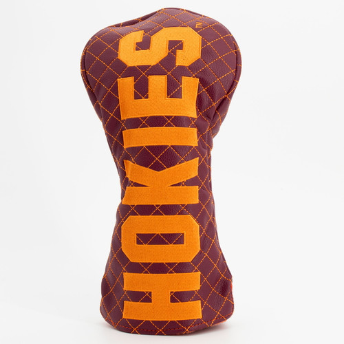 Virginia Tech Hokies Solid Quilted Golf Driver Headcover