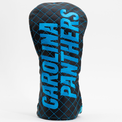 Carolina Panthers Solid Quilted Golf Driver Headcover