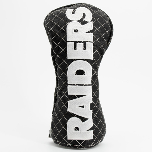 Las Vegas Raiders Solid Quilted Golf Driver Headcover