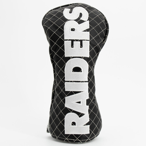 Las Vegas Raiders Solid Quilted Golf Driver Headcover