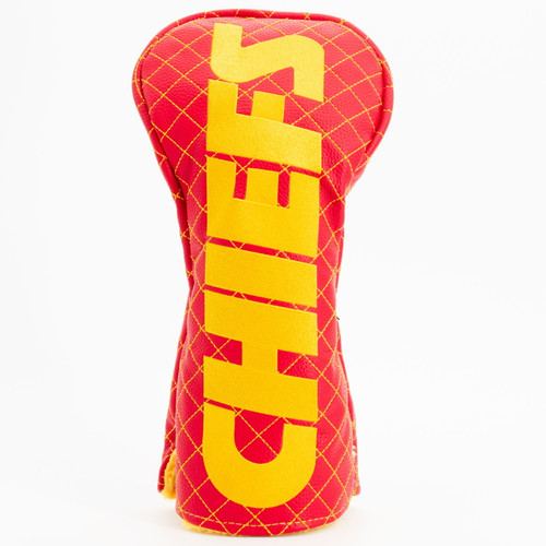 Kansas City Chiefs Solid Quilted Golf Driver Headcover