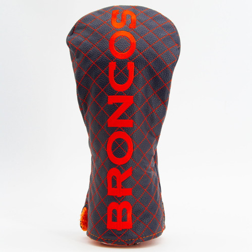 Denver Broncos Solid Quilted Golf Driver Headcover