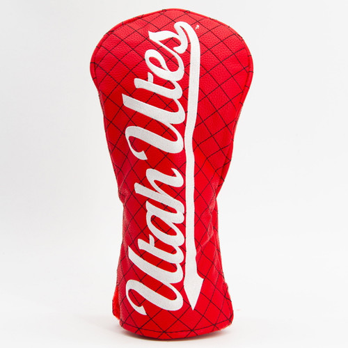 Utah Utes Solid Quilted Golf Driver Headcover