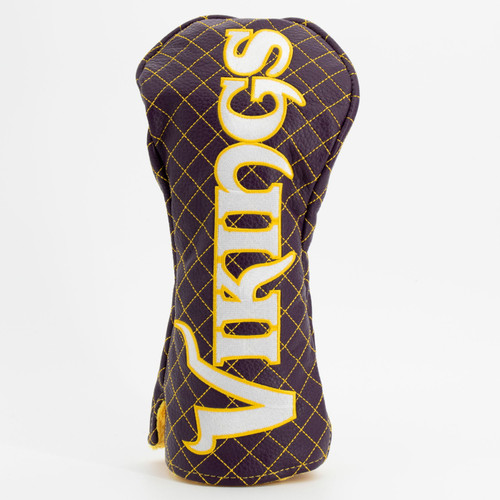 Minnesota Vikings Solid Quilted Golf Driver Headcover