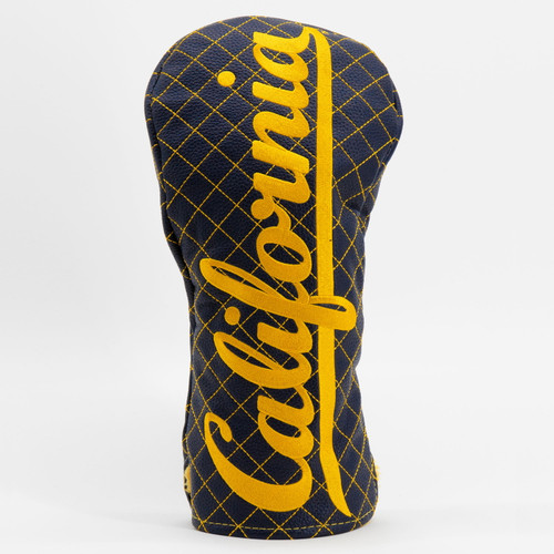 California Golden Bears Solid Quilted Golf Driver Headcover