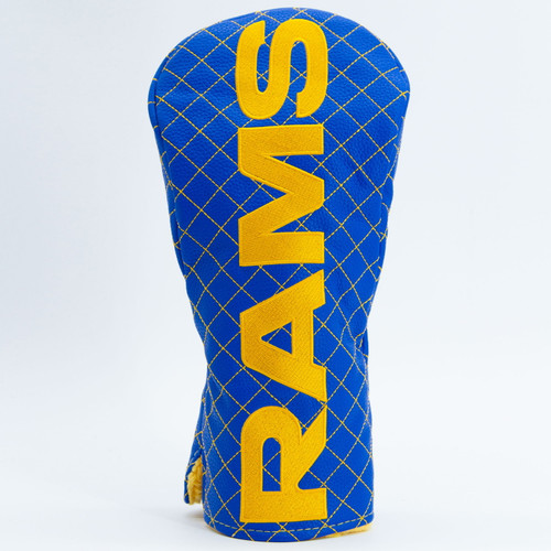 Los Angeles Rams Solid Quilted Golf Driver Headcover