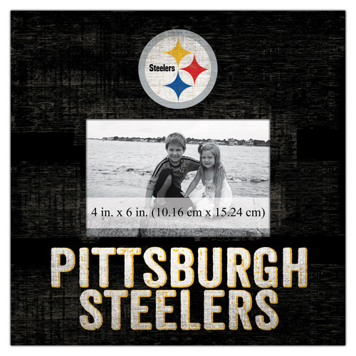 Pittsburgh Steelers Team Name 10" x 10" Picture Frame