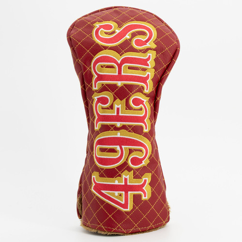 San Francisco 49ers Solid Quilted Golf Driver Headcover