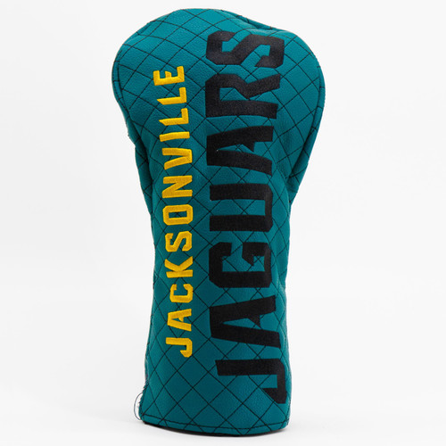 Jacksonville Jaguars Solid Quilted Golf Driver Headcover