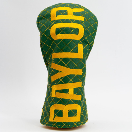Baylor Bears Solid Quilted Golf Driver Headcover