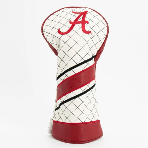 Alabama Crimson Tide Stripe Quilted Golf Driver Headcover