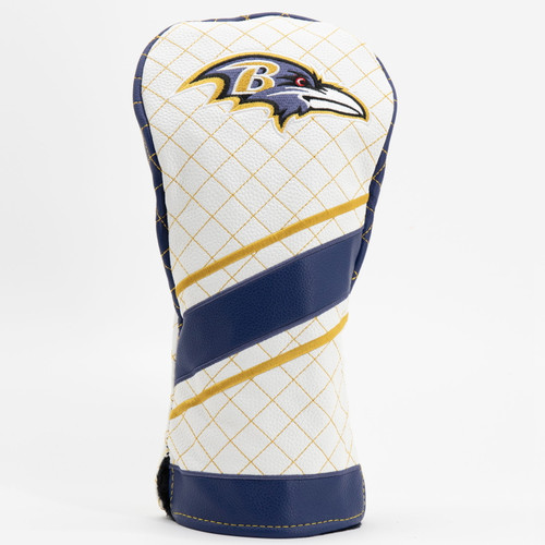 Baltimore Ravens Stripe Quilted Golf Driver Headcover