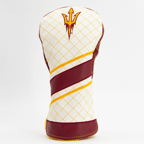 Arizona State Sun Devils Stripe Quilted Golf Driver Headcover