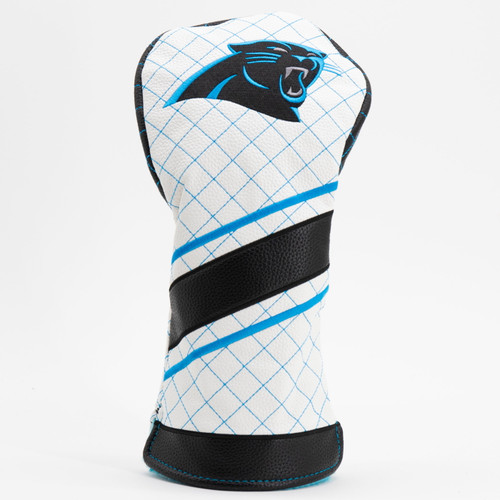 Carolina Panthers Stripe Quilted Golf Driver Headcover