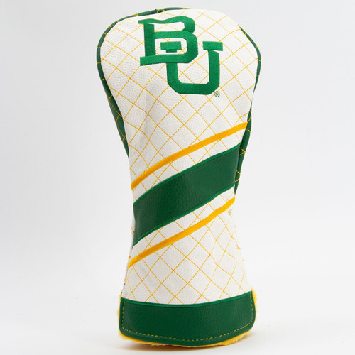 Baylor Bears Stripe Quilted Golf Driver Headcover