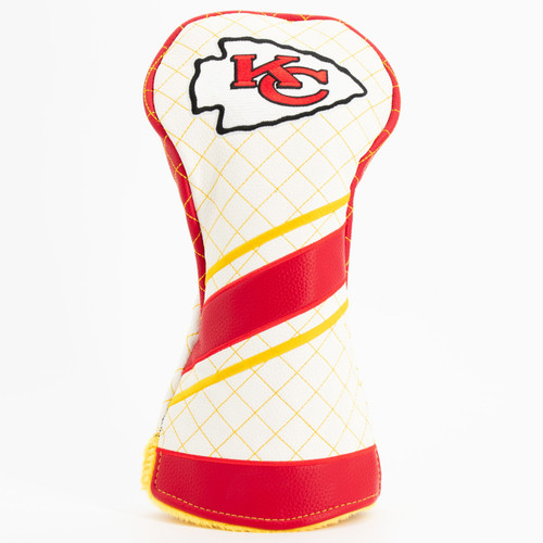 Kansas City Chiefs Stripe Quilted Golf Driver Headcover