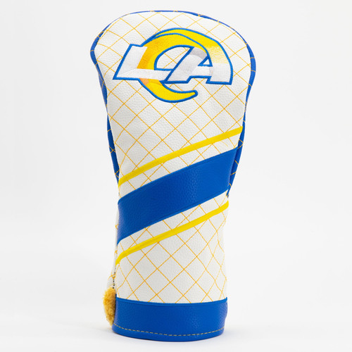 Los Angeles Rams Stripe Quilted Golf Driver Headcover