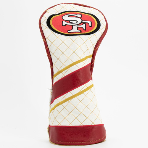San Francisco 49ers Stripe Quilted Golf Driver Headcover