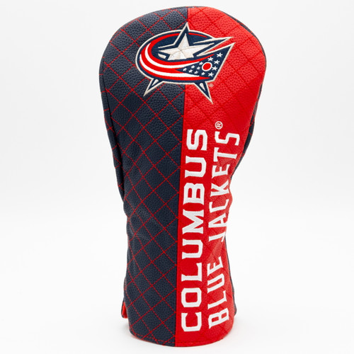 Columbus Blue Jackets Split Quilted Golf Driver Headcover