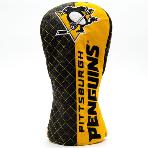 Pittsburgh Penguins Split Quilted Golf Driver Headcover