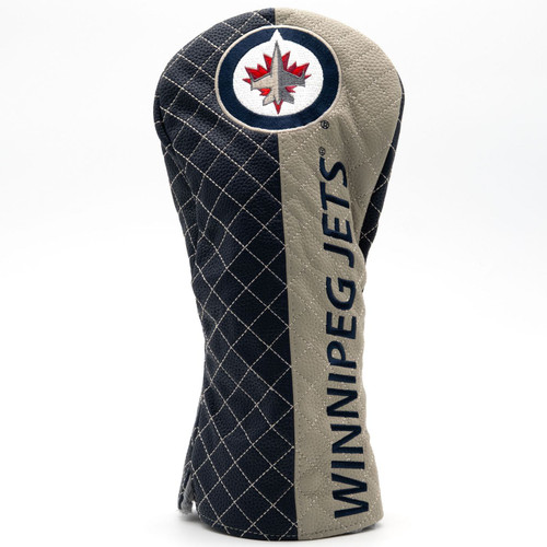 Winnipeg Jets Split Quilted Golf Driver Headcover