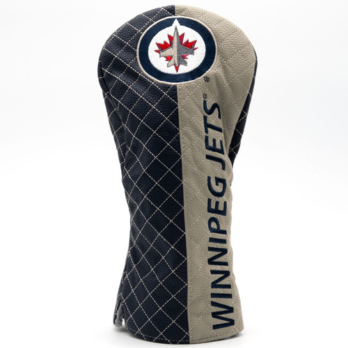 Winnipeg Jets Split Quilted Golf Driver Headcover
