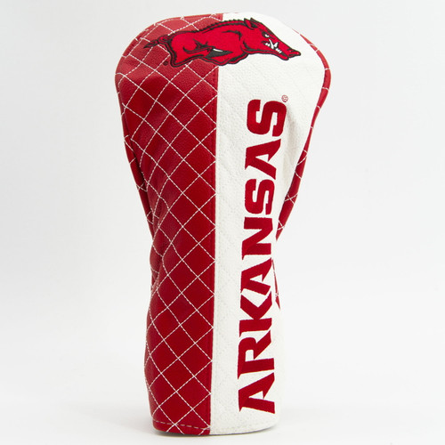 Arkansas Razorbacks Split Quilted Golf Driver Headcover