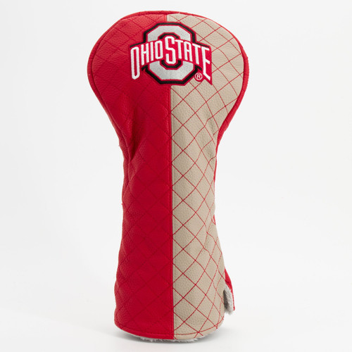Ohio State Buckeyes Split Quilted Golf Driver Headcover
