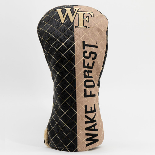 Wake Forest Demon Deacons Split Quilted Golf Driver Headcover