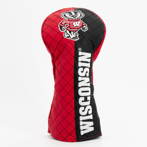 Wisconsin Badgers Split Quilted Golf Driver Headcover