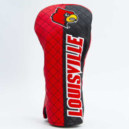 Louisville Cardinals Split Quilted Golf Driver Headcover