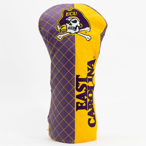 East Carolina Pirates Split Quilted Golf Driver Headcover