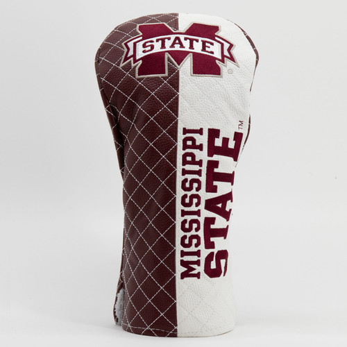 Mississippi State Bulldogs Split Quilted Golf Driver Headcover