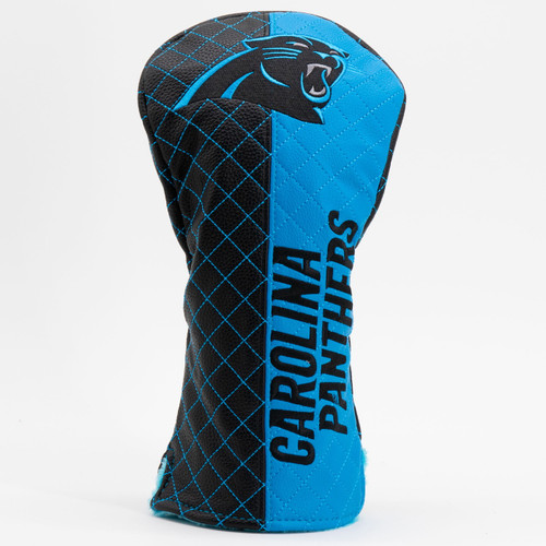 Carolina Panthers Split Quilted Golf Driver Headcover