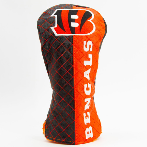 Cincinnati Bengals Split Quilted Golf Driver Headcover
