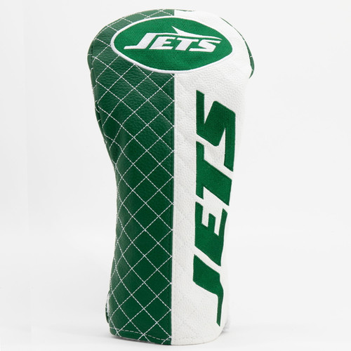 New York Jets Split Quilted Golf Driver Headcover